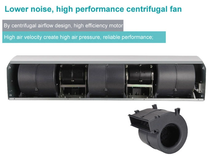 S7 Fan Air Curtain Overdoor Air Ventilation Creates Efficient Air Barrier