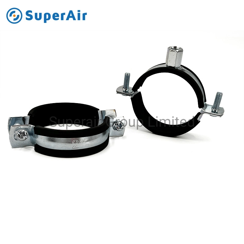 HVAC Galvanized Steel Pipe Clamp Used for Suspension of Rigid Circular Ducts