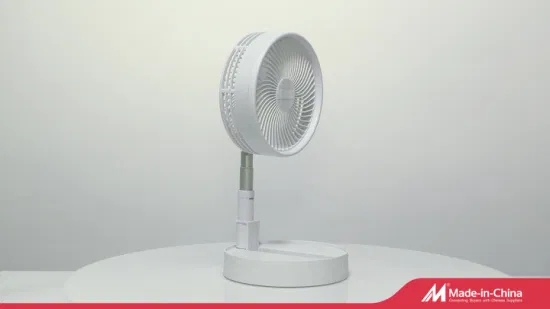Ventilador enfriador de aire portátil de altura ajustable, recargable por USB, mesa telescópica plegable de 3600mAh, soporte de escritorio, Mini ventilador recargable